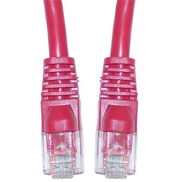 Cable Wholesale CableWholesale 10X8-07105 Cat6 Red Ethernet Patch Cable; Snagless Molded Boot; 5 foot 10X8-07105 - main